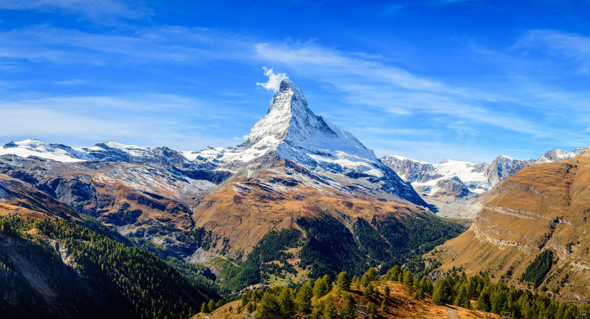 Schweizer Alpenpanorama als Titelbild der Initiative Demain | Demain